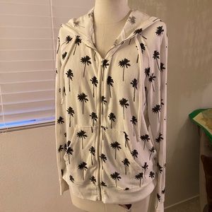 Spiritual gangster palm tree hoodie